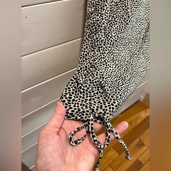 Ari & Clo Animal Print Drawstring Midi Skirt Size 22 - Picture 5 of 10